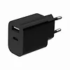 Gembird Ładowarka uniwersalna USB 2-portowa (A+C), 2.4 A, czarna