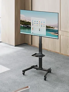 Gembird Stojak pod telewizor z regulacją wysokości, mobilny, na k&oacute;łkach, 32-55 cale