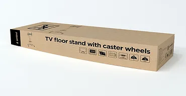 Gembird Stojak pod telewizor z regulacją wysokości, mobilny, na k&oacute;łkach, 32-55 cale