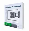 Gembird Uchwyt ścienny na telewizor (obr&oacute;t i pochylenie), 23-42 cale do 30kg Czarny