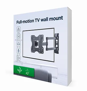 Gembird Uchwyt ścienny na telewizor (obr&oacute;t i pochylenie), 23-42 cale do 30kg Czarny