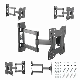 Gembird Uchwyt ścienny na telewizor (obr&oacute;t i pochylenie), 23-42 cale do 30kg Czarny