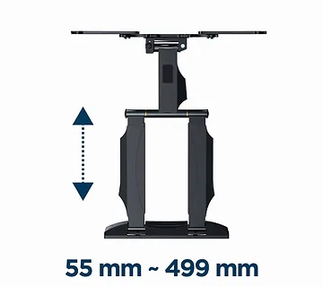 Gembird Uchwyt ścienny na telewizor (obr&oacute;t i pochylenie),32-55 cali do 32kg, Czarny