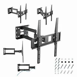 Gembird Uchwyt ścienny na telewizor (obr&oacute;t i pochylenie),32-55 cali do 35kg, Czarny