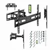 Gembird Uchwyt ścienny do telewizora (obracany i pochylany), 37 cali-80 cali, do 40kg, czarny