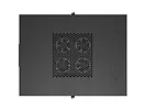 Lanberg Szafa instalacyjna rack stojąca 19" 24U 600x800 czarna drzwi perforowane LCD ( Flat pack) V2