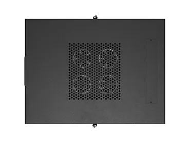 Lanberg Szafa instalacyjna rack stojąca 19" 24U 600x800 czarna drzwi perforowane LCD ( Flat pack) V2