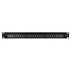 LogiLink Patchpanel CAT6 19' 24- porty, STP czarny