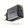 AXAGON Ładowarka sieciowa ACU-PQ67D PD&QC 67W 2-port GaN, Ekran LED, USB-A  + USB-C