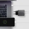 AXAGON Ładowarka sieciowa ACU-PQ67D PD&QC 67W 2-port GaN, Ekran LED, USB-A  + USB-C