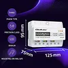 Qoltec Tr&oacute;jfazowy elektroniczny licznik | miernik zużycia energii na szynę DIN | 400V | 100A | LCD | LED | 7P