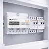 Qoltec Tr&oacute;jfazowy elektroniczny licznik | miernik zużycia energii na szynę DIN | 400V | 100A | LCD | LED | 7P