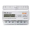 Qoltec Tr&oacute;jfazowy elektroniczny licznik | miernik zużycia energii na szynę DIN | 400V | 100A | LCD | LED | 7P