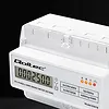 Qoltec Tr&oacute;jfazowy elektroniczny licznik | miernik zużycia energii na szynę DIN | 400V | 100A | LCD | LED | 7P