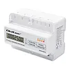 Qoltec Tr&oacute;jfazowy elektroniczny licznik | miernik zużycia energii na szynę DIN | 400V | 100A | LCD | LED | 7P