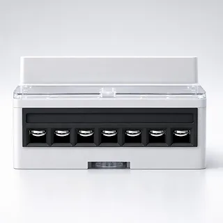 Qoltec Tr&oacute;jfazowy elektroniczny licznik | miernik zużycia energii na szynę DIN | 400V | 100A | LCD | LED | 7P