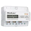 Qoltec Tr&oacute;jfazowy elektroniczny licznik | miernik zużycia energii na szynę DIN | 400V | 100A | LCD | LED | 7P
