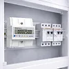 Qoltec Tr&oacute;jfazowy elektroniczny licznik z resetem | miernik zużycia energii na szynę DIN | 400V | 100A | LCD | LED | 4P
