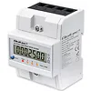 Qoltec Tr&oacute;jfazowy elektroniczny licznik z resetem | miernik zużycia energii na szynę DIN | 400V | 100A | LCD | LED | 4P