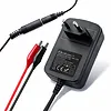 Qoltec Ładowarka do akumulatora AGM GEL STD | Prostownik 6V/12V | 6W |  5.5x2.1 | kabel 1.8m