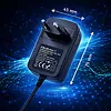 Qoltec Ładowarka do akumulatora AGM GEL STD | Prostownik 6V/12V | 6W |  5.5x2.1 | kabel 1.8m