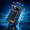 Qoltec Ładowarka do akumulatora AGM GEL | Prostownik 12V | 2A | 24W |   5.5x2.1 | kabel 1.8m