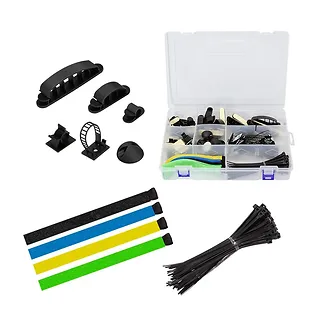 LogiLink Zestaw organizer&oacute;w kabli, 8 element&oacute;w