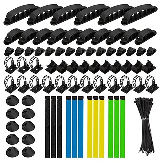 LogiLink Zestaw organizer&oacute;w kabli, 8 element&oacute;w