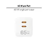 LogiLink Ładowarka sieciowa 2x USB-C, 65W, biała