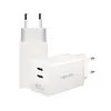 LogiLink Ładowarka sieciowa 2x USB-C, 65W, biała