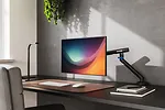 Digitus Ramię biurkowe pojedyncze z zaciskiem i sprężyną mechaniczną 1x LCD max. 35" 10kg, VESA: 75x75, 100x100, czarne