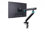 Digitus Ramię biurkowe pojedyncze z zaciskiem i sprężyną mechaniczną 1x LCD max. 35" 10kg, VESA: 75x75, 100x100, czarne