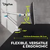 Digitus Ramię biurkowe pojedyncze z zaciskiem i sprężyną mechaniczną 1x LCD max. 35" 10kg, VESA: 75x75, 100x100, białe