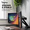 Digitus Ramię biurkowe podw&oacute;jne z zaciskiem i sprężyną mechaniczną 2x LCD max. 35" obciążenie 2x10kg, VESA: 75x75, 100x100, czarne