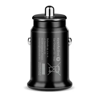 everActive Ładowarka samochodowa CC-15QC QC3.0 18W 1XUSB + kabel USB-C 1m