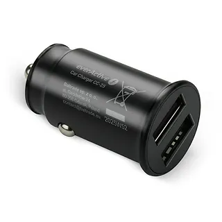 everActive Ładowarka samochodowa CC-25 2XUSB 12W