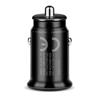 everActive Ładowarka samochodowa CC-25C 2XUSB 12W + kabel USB-C