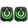 Defender Głośniki komputerowe J1 2.0 6W LED USB czarne