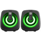 Defender Głośniki komputerowe J1 2.0 6W LED USB czarne