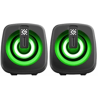 Defender Głośniki komputerowe J1 2.0 6W LED USB czarne