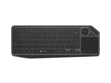 Natec Klawiatura smart TV Turbot 2 slim bezprzewodowa BT+2.4GHZ