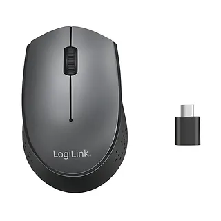LogiLink Mysz bezprzewodowa 2.4GHz, USB-C, optyczna
