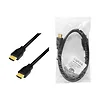 LogiLink Kabel HDMI 4K/60Hz, CCS , czarny, 1m