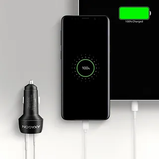 AXAGON Ładowarka samochodowa PWC-PQ48 48W z 2 portami, PD3.0, QC4+