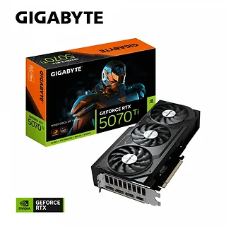 Gigabyte Karta graficzna GeForce RTX 5070 Ti WINDFORCE OC V2 16G 256BIT GDDR7