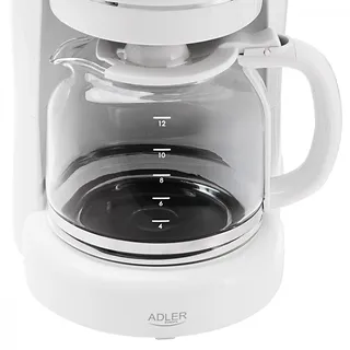 Adler *Ekspres przelewowy 1.5l bialy            AD 4383