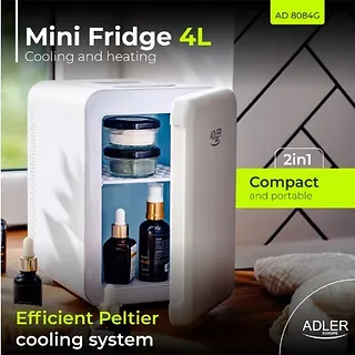 Adler Mini lod&oacute;wka 4l biała AD 8084