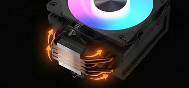 MODECOM Chłodzenie powietrzne Volcano 0C T101 ARGB 120 czarne