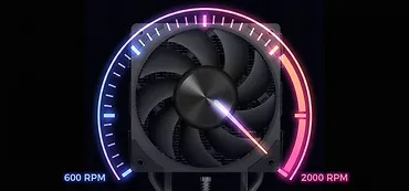 MODECOM Chłodzenie powietrzne Volcano 0C T101 120 czarne