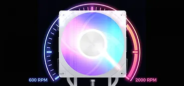 MODECOM Chłodzenie powietrzne Volcano 0C T202 LCD ARGB 120 białe